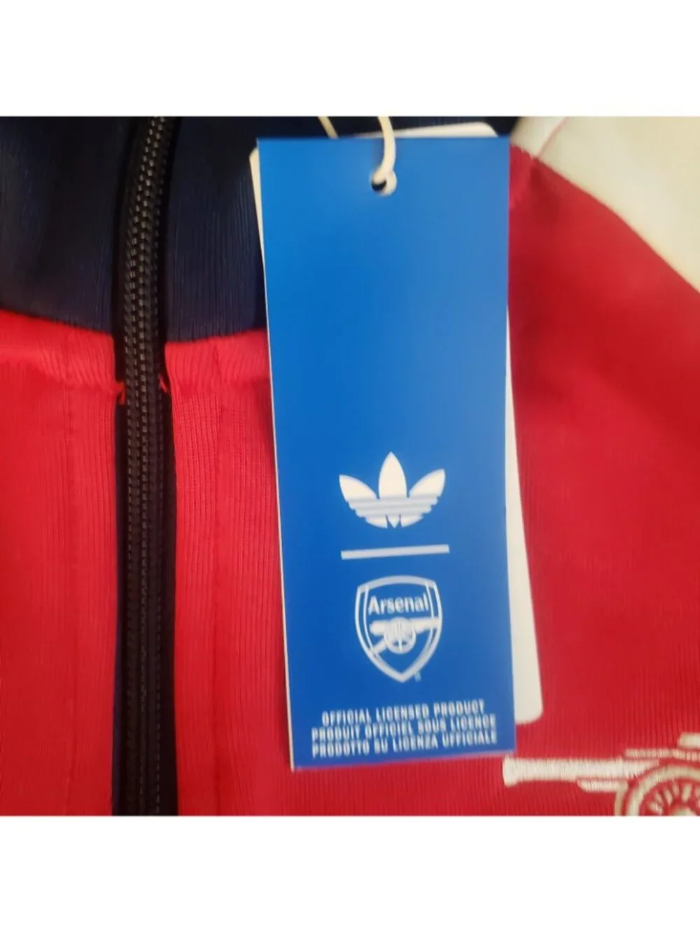 NWT Adidas Arsenal FC OG Track Top Jacket Red Men’s KB1793 Sz XL